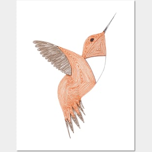 Rufous Hummingbird Posters and Art